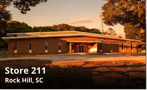 Elliott Electric Supply storefront, labeled Store 211, Rock Hill, SC.